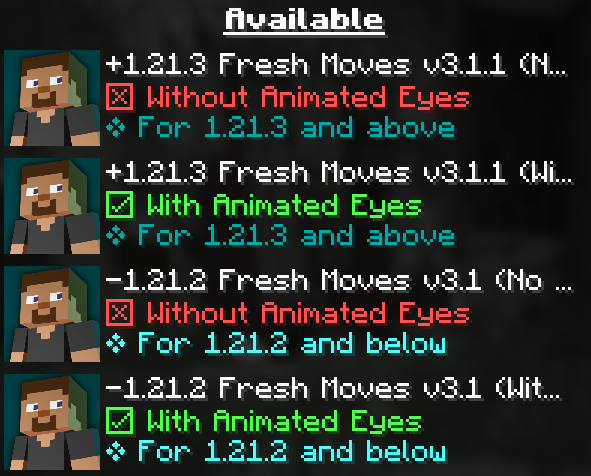 Fresh Moves Modpack [Forge/Fabric, Minecraft 1.20+]