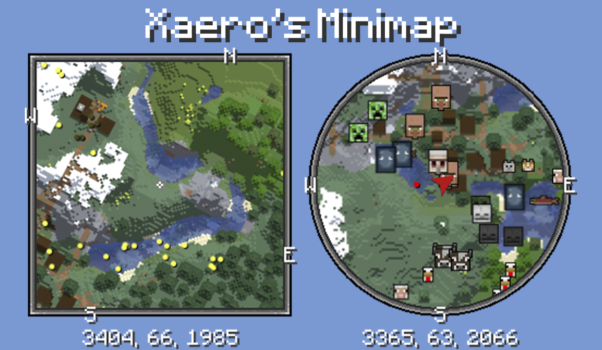 Xaero's Minimap [1.20.1] [1.21.1]